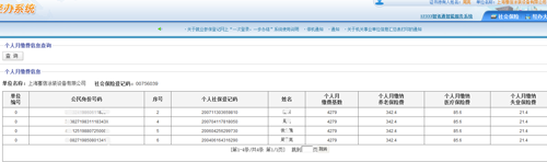個(gè)人月繳費(fèi)查詢
