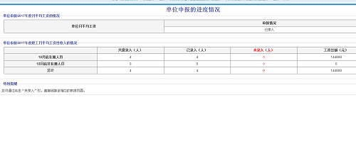 社保年度工資申報(bào)