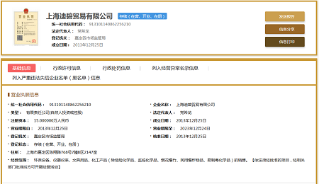 貿易公司經營范圍實戰五:上海迪碧貿易有限公司 貿易公司經營范圍實戰五:上海迪碧貿易有限公司